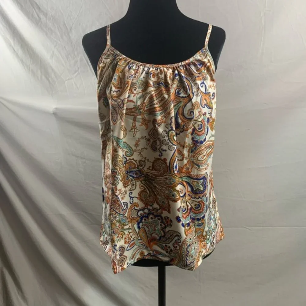 Paisley Print Cami Top - Picture 6 of 6